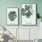 Vintage Watercolor Plant Leaves