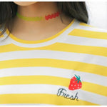 Strawberry Stripped Shirt