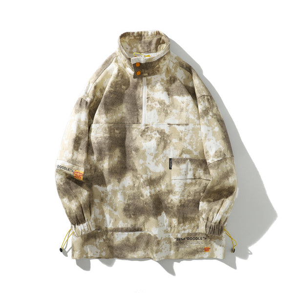 Trench Camo Windbreaker