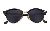 Retro Sunglasses Semi Rimless