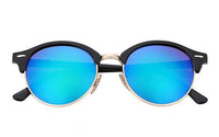 Retro Sunglasses Semi Rimless