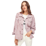 Pink Denim Jacket