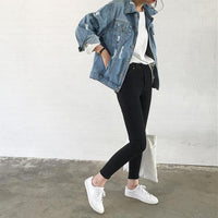 Slim Ripped Jean Jacket