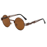 Steampunk Rounded Sunglasses