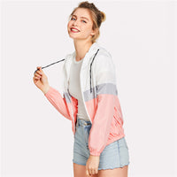 Color Block Multi-color Jacket