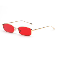 Rectangular Mirrored Sunglasses