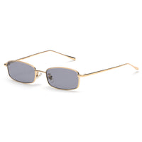 Rectangular Mirrored Sunglasses