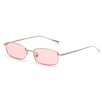 Rectangular Mirrored Sunglasses